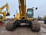 Used Komatsu Excavator,Back of used Excavator,Used Excavator in yard,Up close front of used Excavator,Front of used Excavator